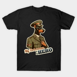 Doberman soldier T-Shirt